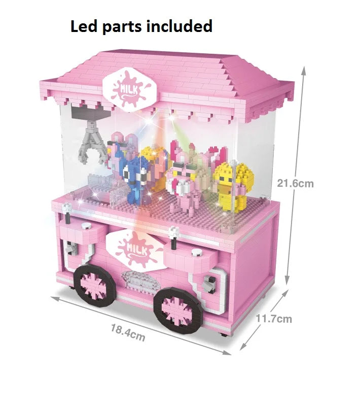 ZRK Mini Blokken Cartoon Bouwset – Microfiguren (7+ Jaar)
