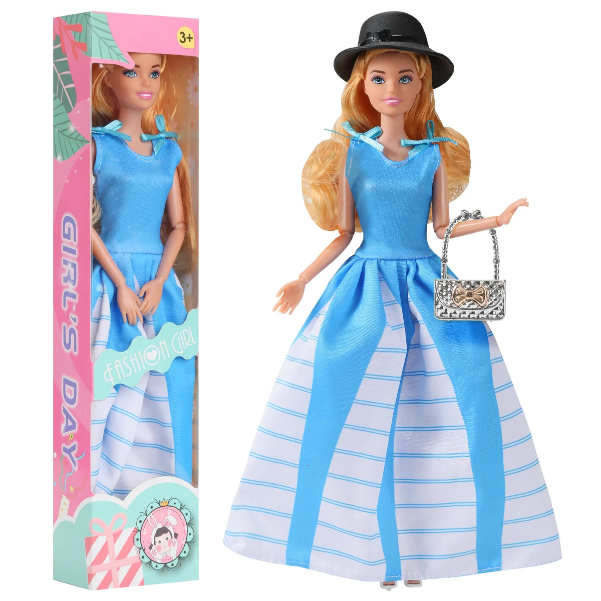 Modieuze Barbie Pop 30cm – Flexibele Speelpop met Outfit
