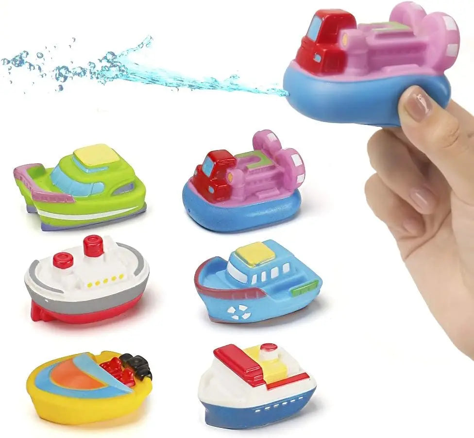 Mini Auto Douche Boot – Drijvend Badspeelgoed voor Baby & Peuter