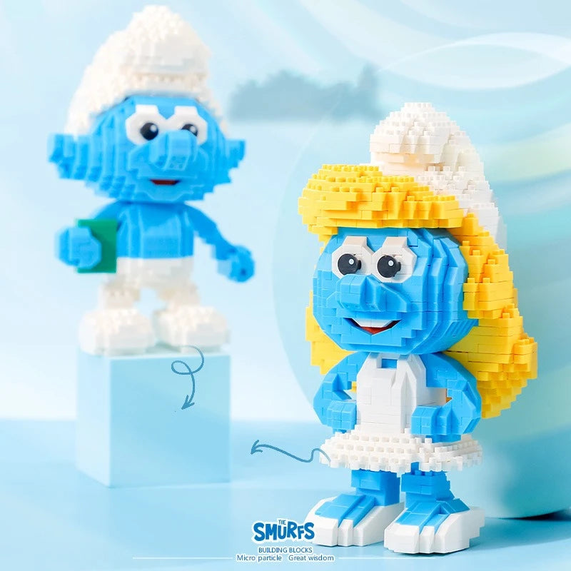 BALODY Smurfen Bouwstenen – Gargamel & Smurfette Set (LEGO compatibel)