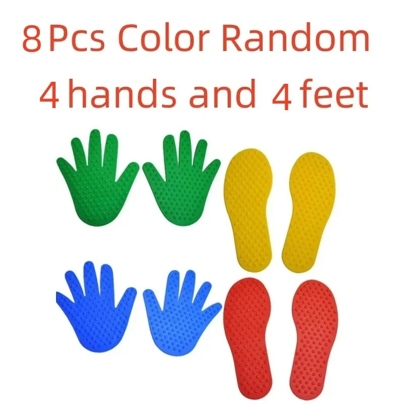 Hand- en Voetbordspel – 8 Pads voor Actief Spel & Motoriek Kinderen