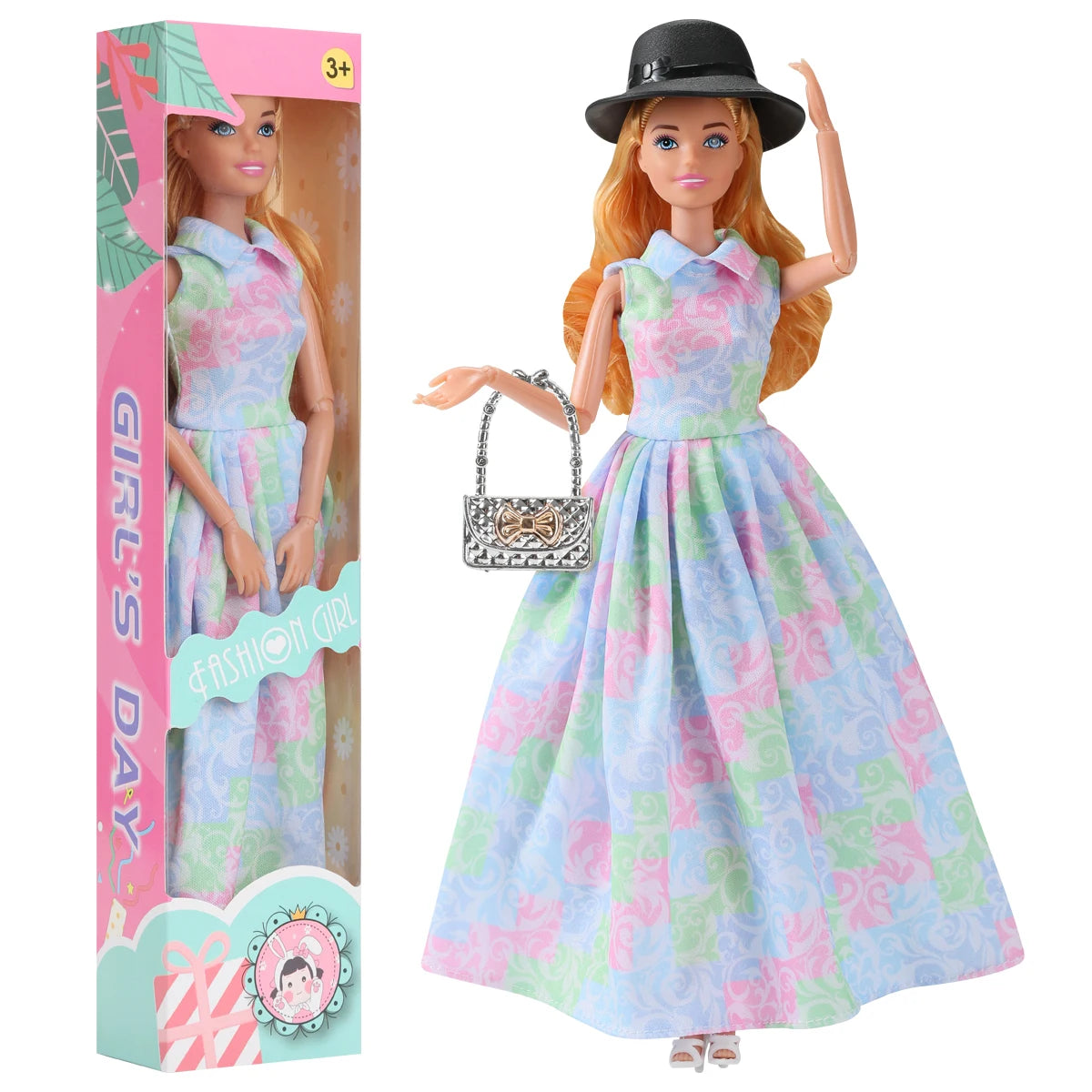 Modieuze Barbie Pop 30cm – Flexibele Speelpop met Outfit