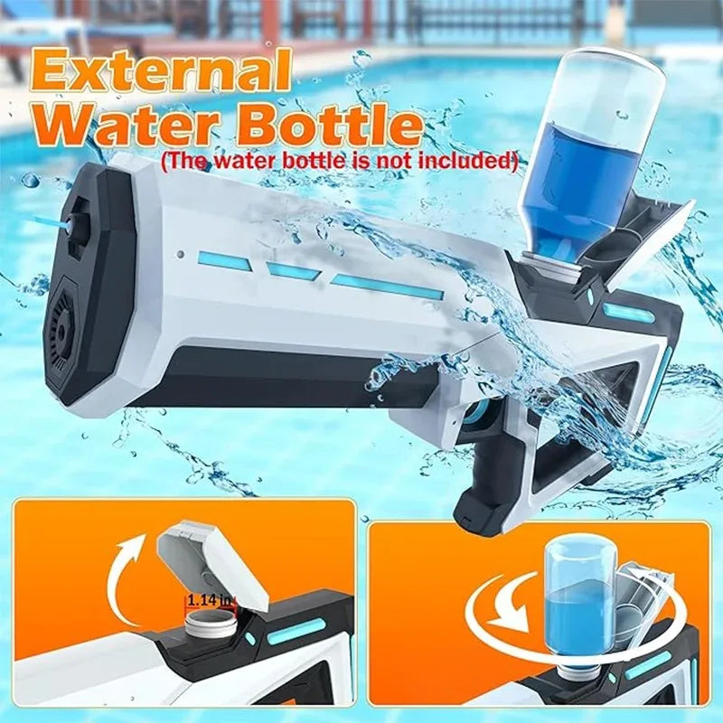 Elektrisch Waterpistool voor Kinderen & Volwassenen – Oplaadbaar