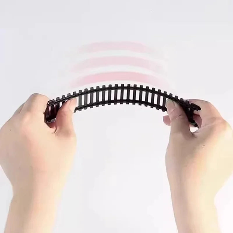 Elektrische treinrailset met verlichting