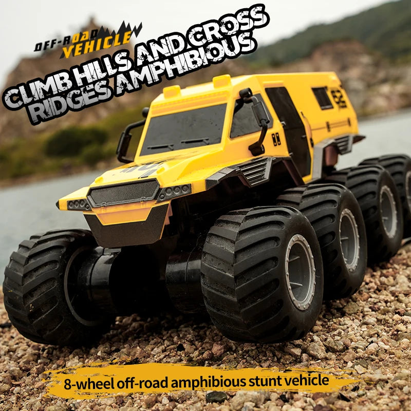 Waterdichte 8x8 RC Stuntauto – JJRC Q137 voor Kinderen (30 min)