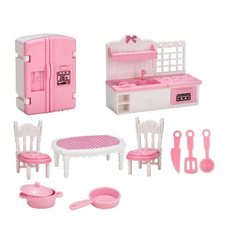 1:12 Miniatuur Meubelset voor Poppenhuis – Slaapkamer Accessoires