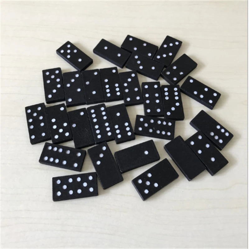 Houten Domino Blokkenset – Klassiek Strategiespel voor Gezin & Kids