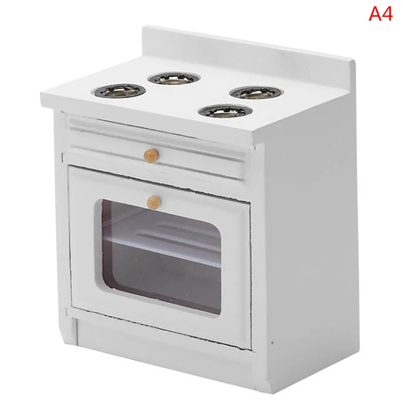 1:12 Miniatuur Poppenhuis Kast – Witte Keramische Meubelset