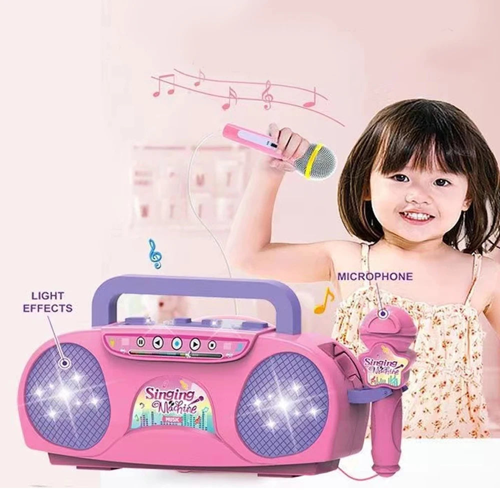 Kinder Karaoke Microfoon – Zing & Speel Muziekspeelgoed (3-6 jaar)