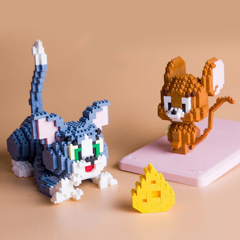 Tom & Jerry Micro Bouwstenen – Bouwset met Kaas (18+ jaar)