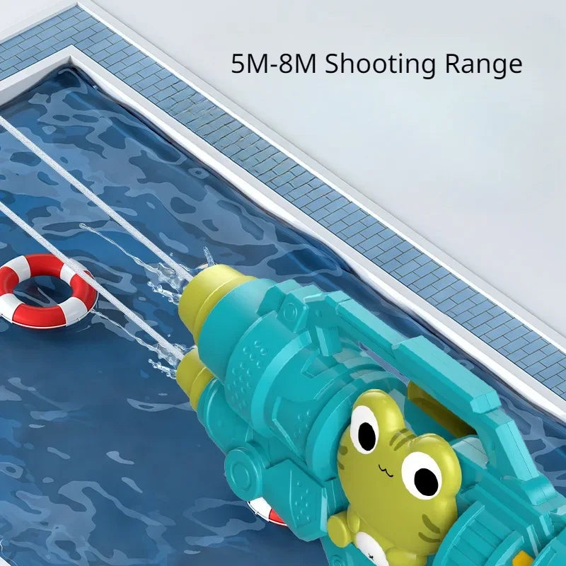 Dinosaurussen, eenden, haaien waterpistool
