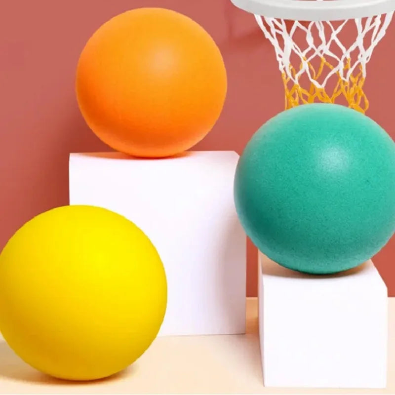 Stille Bouncebal 21 cm – Grote Stuiterbal voor Binnen – PU Foam