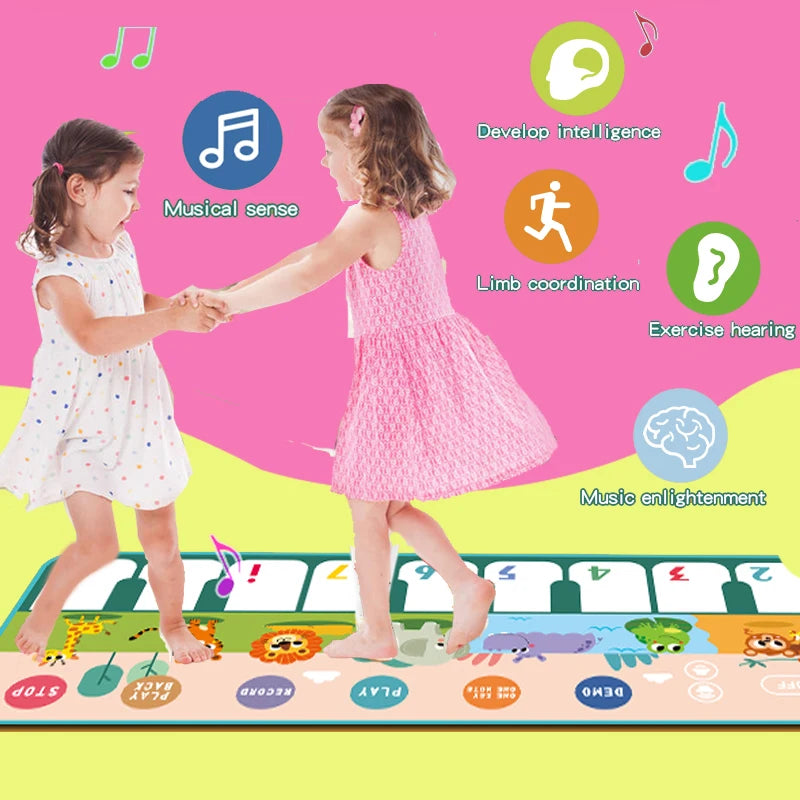 Pianomat Kinderen – Interactieve Muziekmat met Geluid 3-6 Jaar