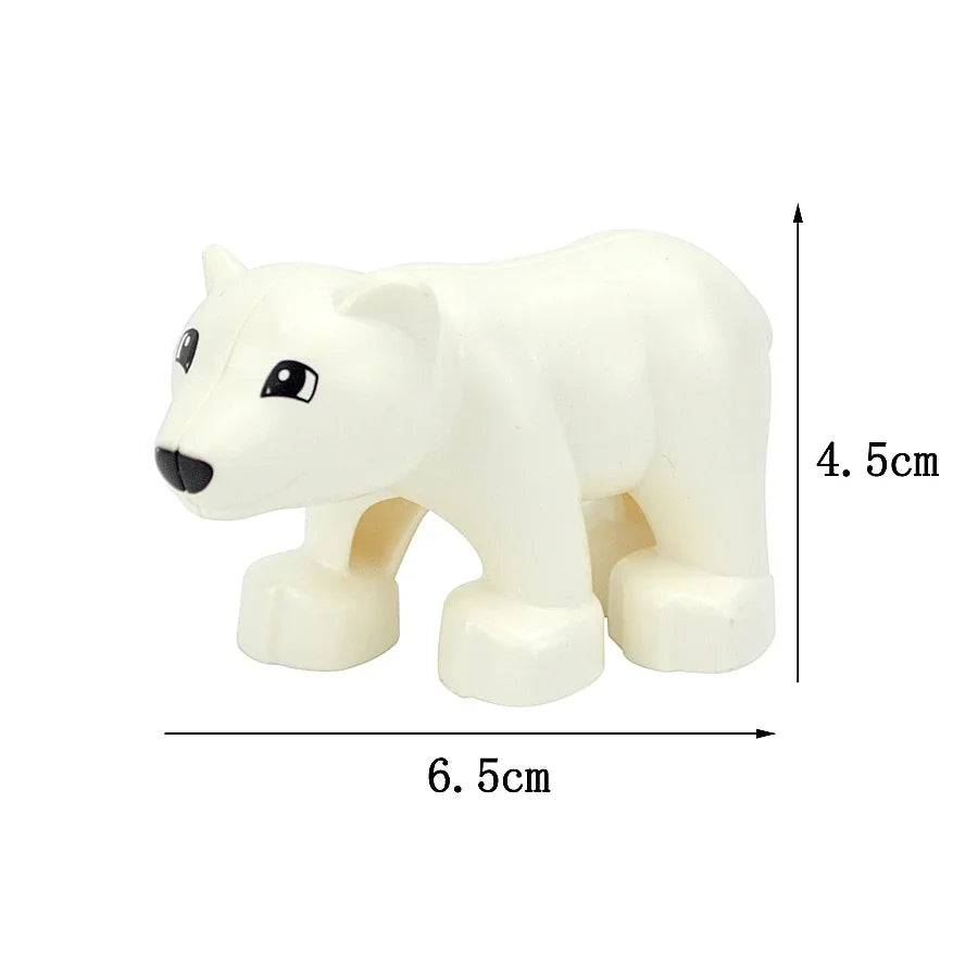 Dieren Bouwstenen Kind – 72x Grote Duplo Blokken Set (3+ Jaar)
