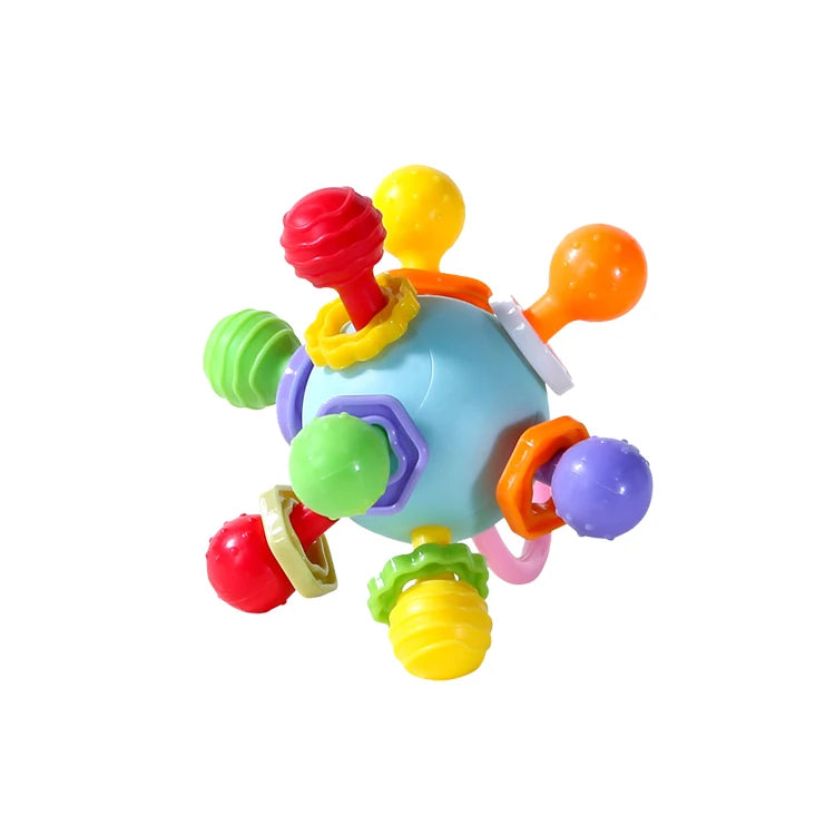Montessori Babyballen – Zacht Rubber Speelgoed – 6+ Maanden