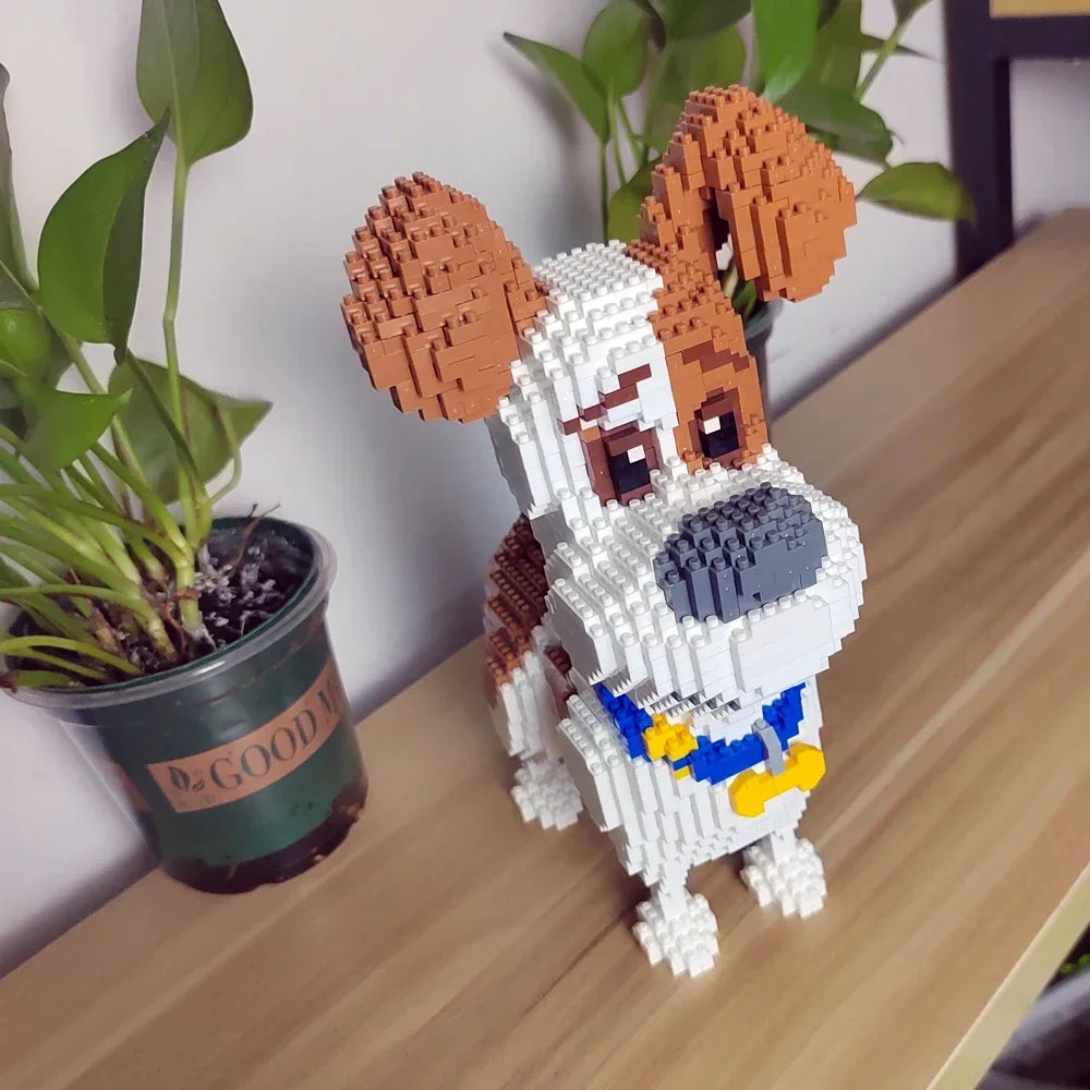 Yorkshire Terrier Hondenmodel – Micro Bouwstenen Set (14+)
