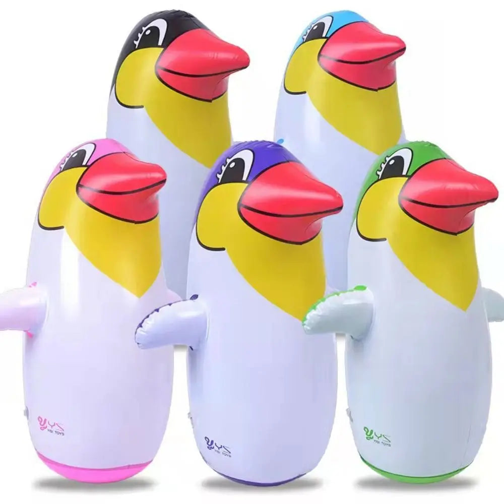 Opblaasbare Pinguïn Bokszak – Veerkrachtig Speelgoed voor Kinderen