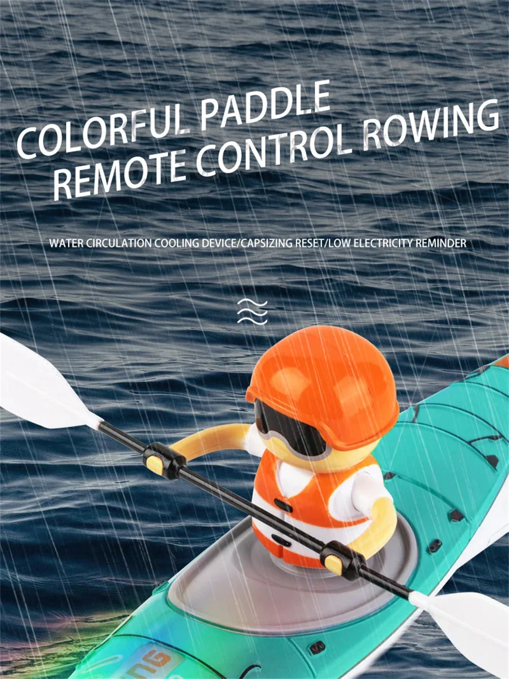 RC Kano met Realistische Peddelbeweging – Speelboot voor Kinderen