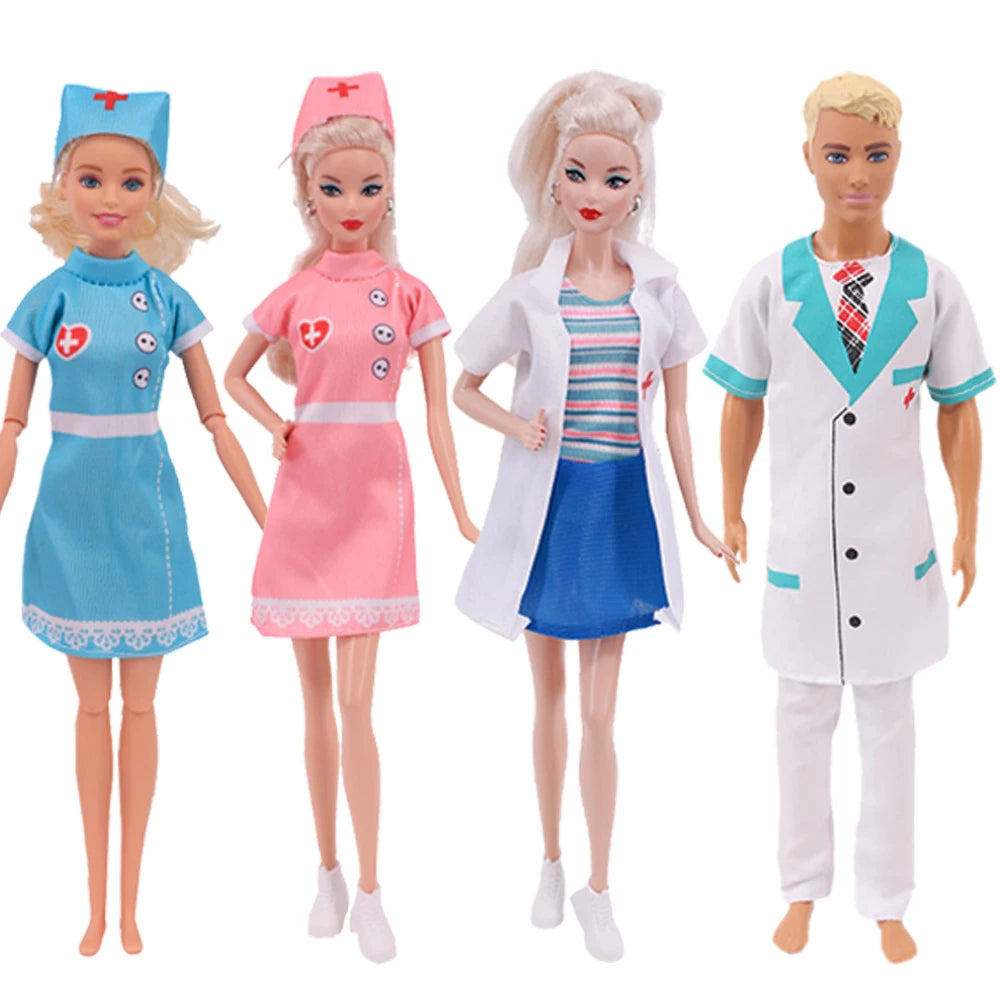 Barbie Dokterskleding & Accessoires – 1:6 Poppenhuis Zorgset