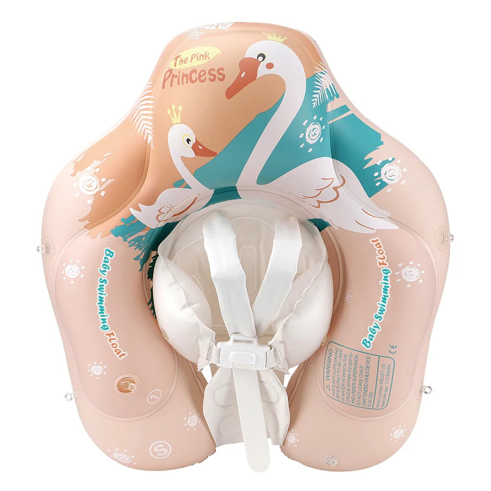 Opblaasbare Baby Zwemwagen met Zonnekap – Veilig & Comfortabel