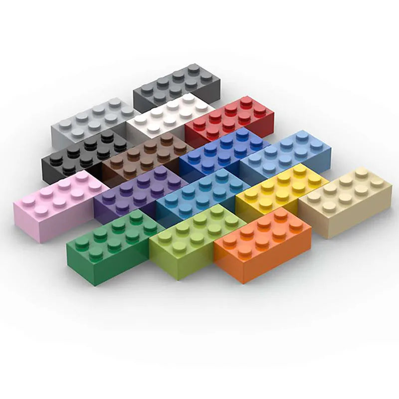80 Stuks Bouwstenen – Dikke Blokken Compatibel met Lego (3+)