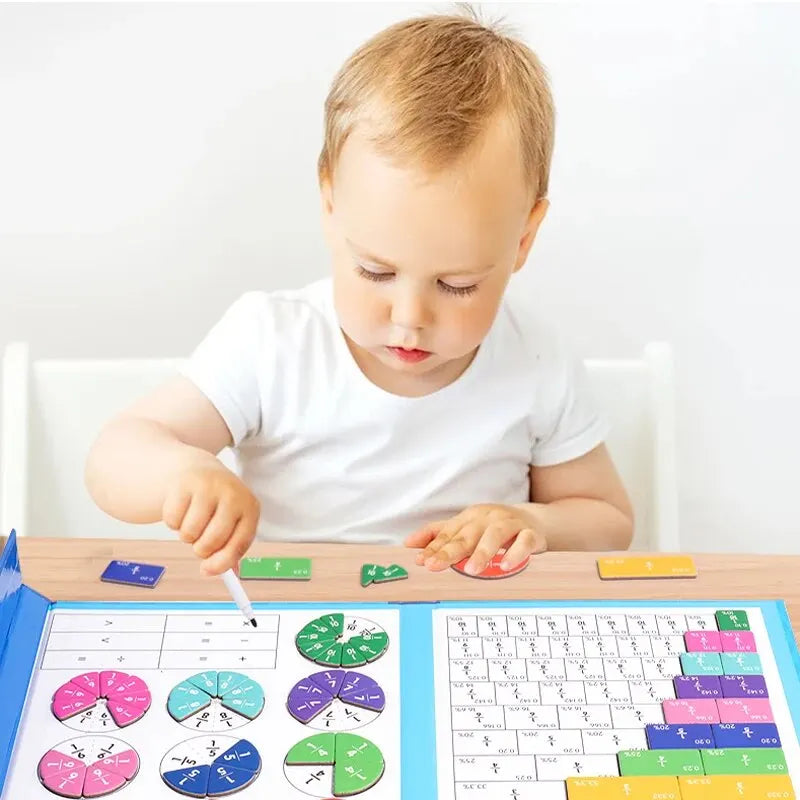 Magnetische Fractiepuzzel – Montessori Wiskundespel (3-12 jaar)