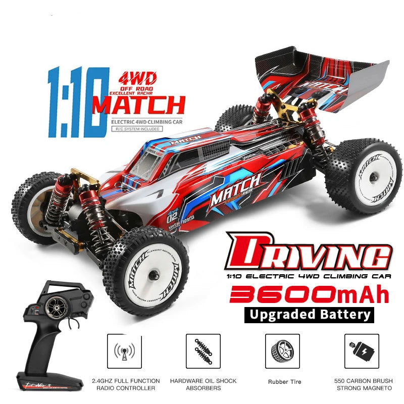 WLtoys 104001 RC Auto 1:10 – 4WD RTR Raceauto tot 45 km/u