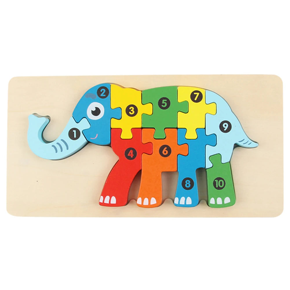 3D Houten Puzzel Educatief – Bouwplezier voor Kinderen (3-12 jaar)