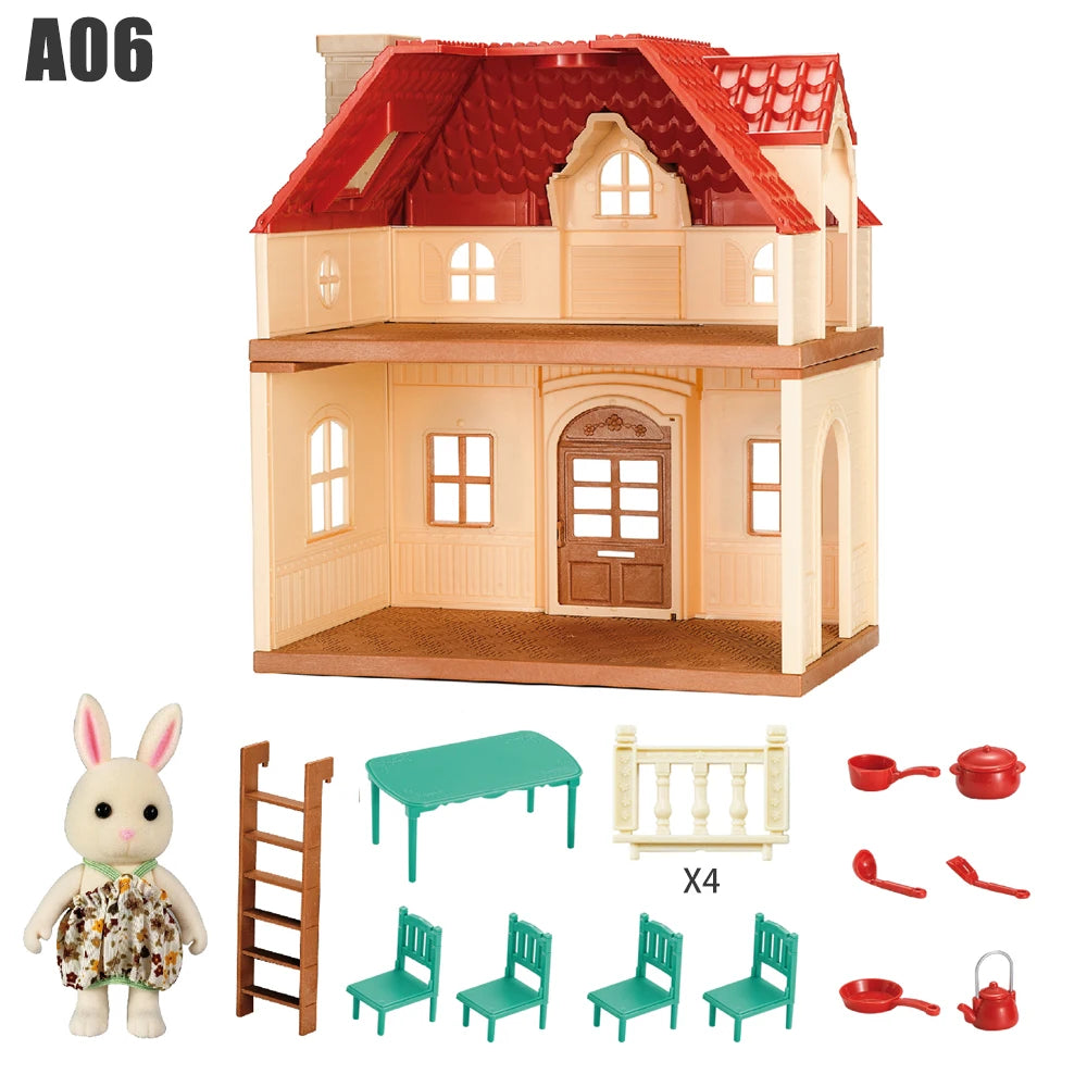1:12 Miniatuur Bosfamiliehuis – Simulatie Keuken Poppenhuis 14+