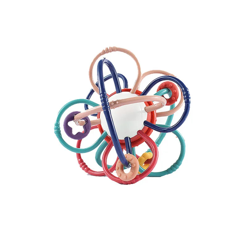 Montessori Babyballen – Zacht Rubber Speelgoed – 6+ Maanden