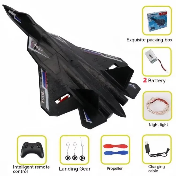 Mini RC Straaljager Su57 MiG29 – Voor Water & Land (2-kanaals)