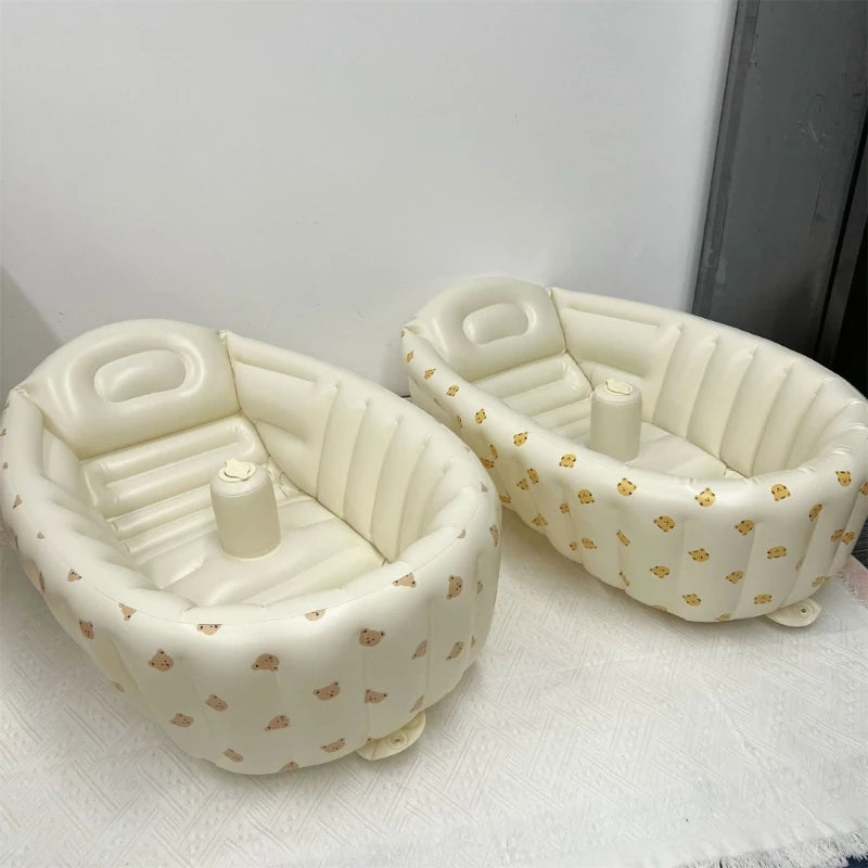Opblaasbare Babybadkuip met Cartoon Design – 90x55x30 cm