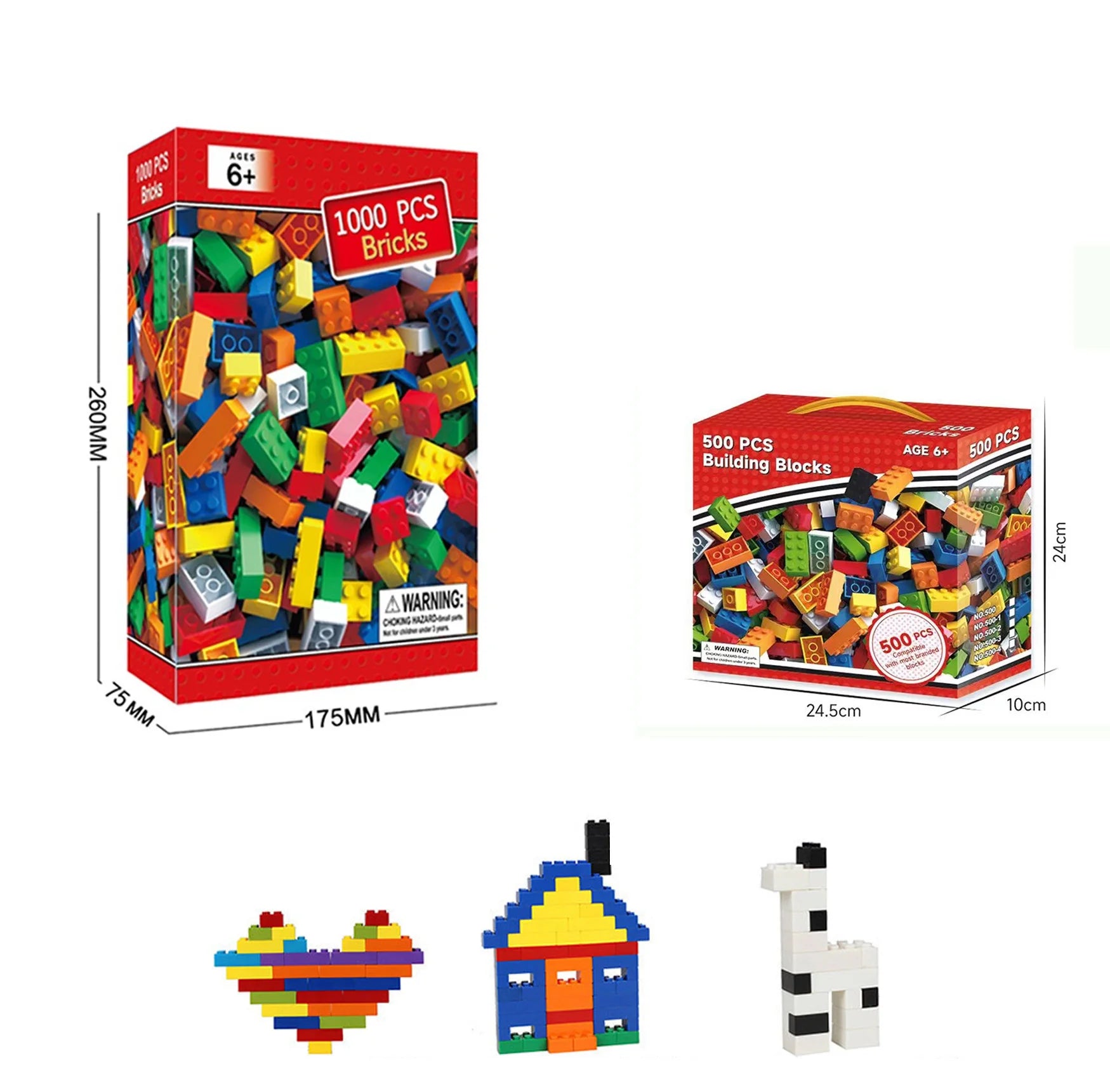 Kinderbouwstenen DIY Stad – 800+ Blokken | 4-12 jaar