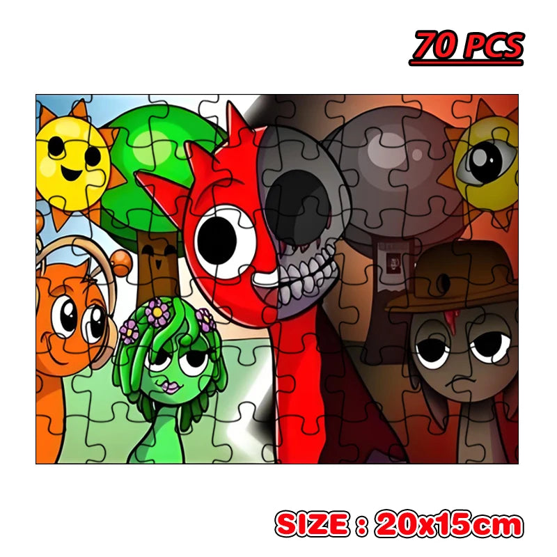 Sprunki 3D Puzzel – Incredibox Cartoon Model (14+ jaar)