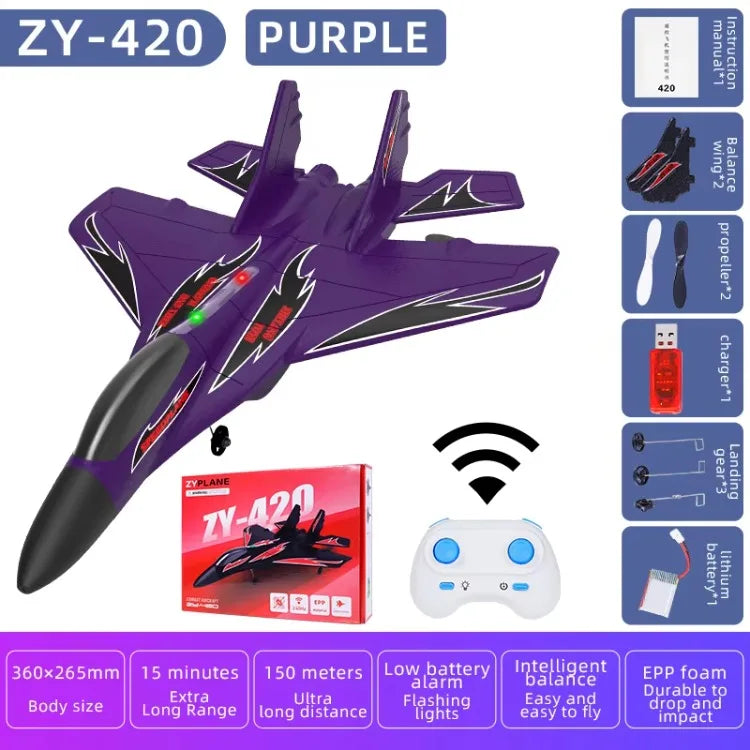 Mini RC Straaljager Su57 MiG29 – Voor Water & Land (2-kanaals)
