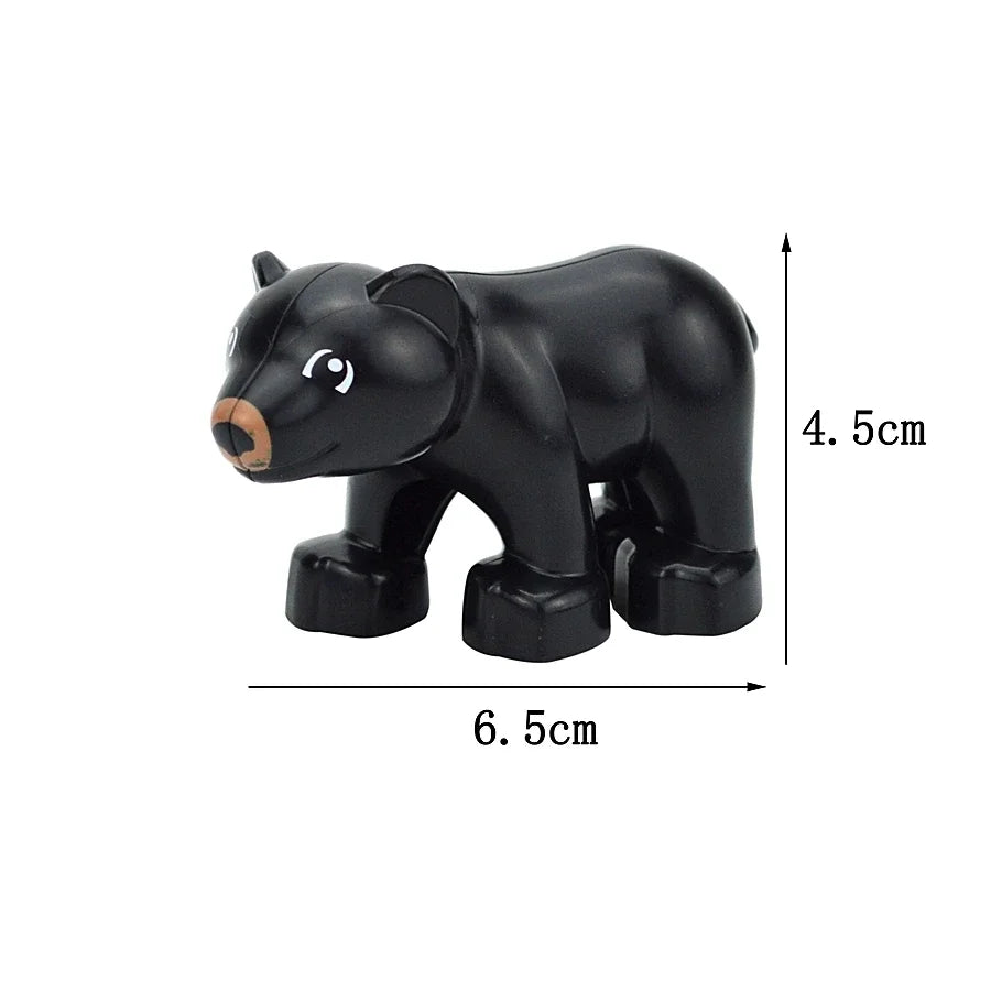 Dieren Bouwstenen Kind – 72x Grote Duplo Blokken Set (3+ Jaar)
