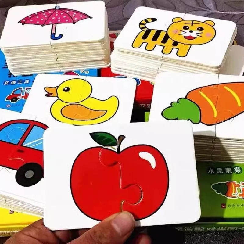 Dierenpuzzels voor Peuters – Montessori Speelgoed (1-2 jaar)