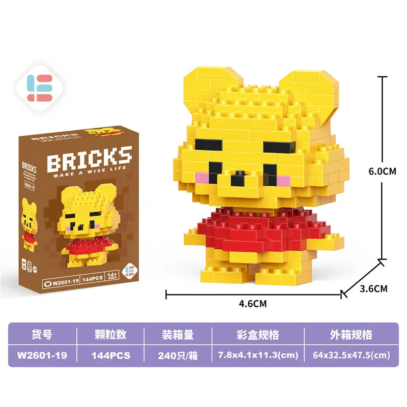 Disney Micro Bouwset – Magische Gebouwen & Figuren (3+ jaar)