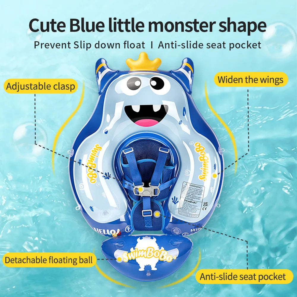 Swimbobo Baby Float – Opblaasbare Zwemring voor Peuters & Baby's