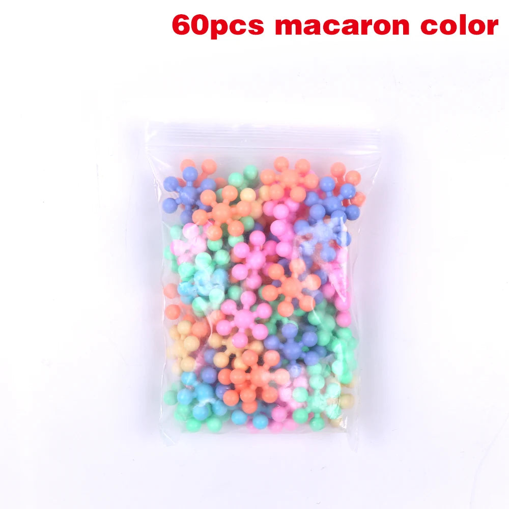 60x Bouwstenen in Macaron Kleur – Creatief Speelgoed