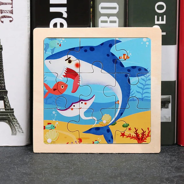 Houten Dierenpuzzel voor Kinderen – Educatief & Duurzaam (3-6 jr)
