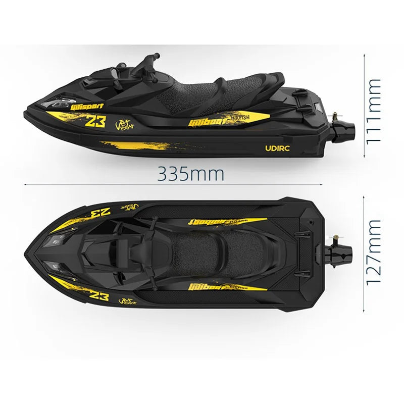 Speedboot met Jetspray & LED – 25 km/u RC Boot voor Kinderen