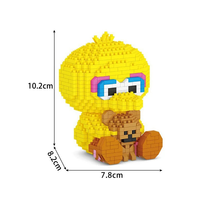 Koekiemonster Mini Bouwset – 7147A Sesamstraat Blokken (18+)