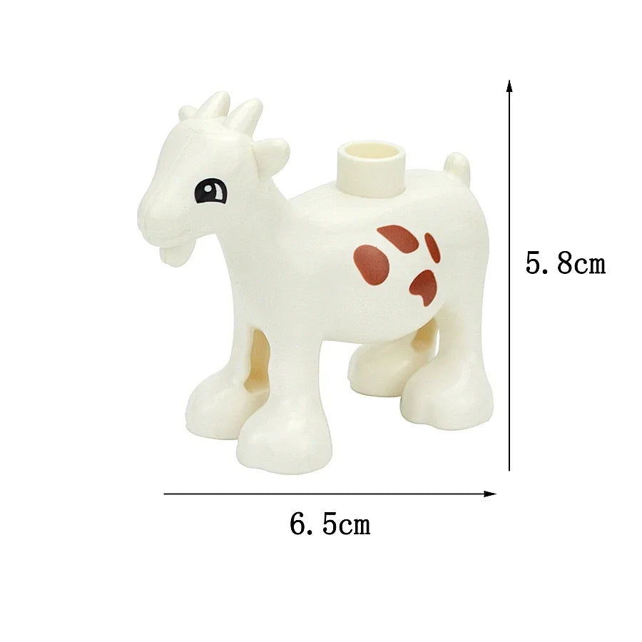 Dieren Bouwstenen Kind – 72x Grote Duplo Blokken Set (3+ Jaar)