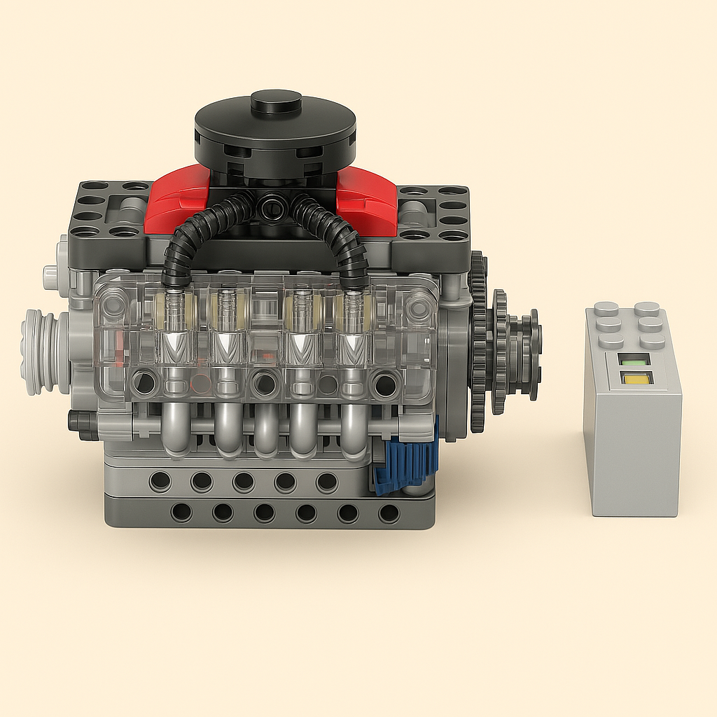 Mal King 10171 Technische Motor – Gemotoriseerd LEGO Speelgoed