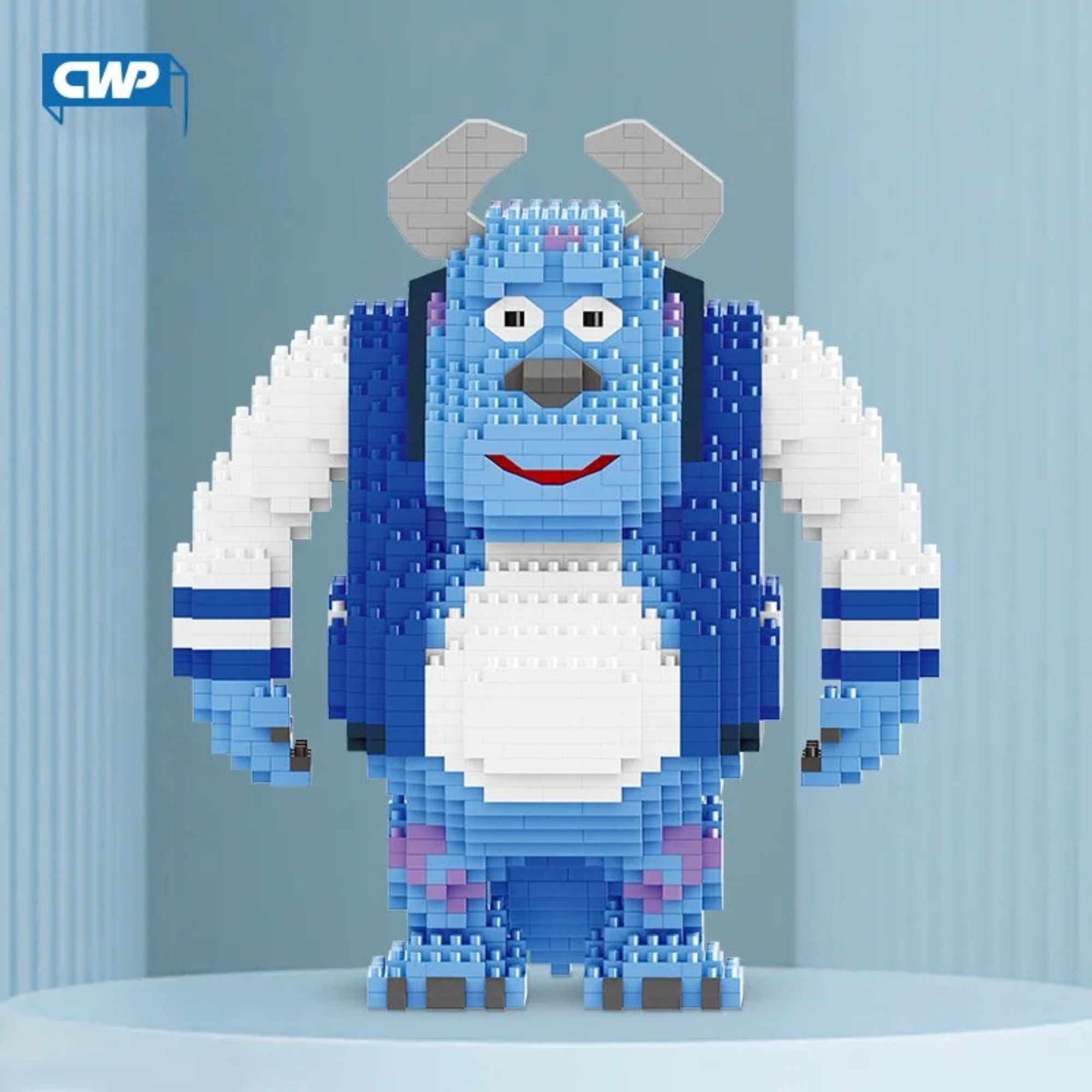 Monster University Bouwset – James & Mike Micro Blokken (18+)