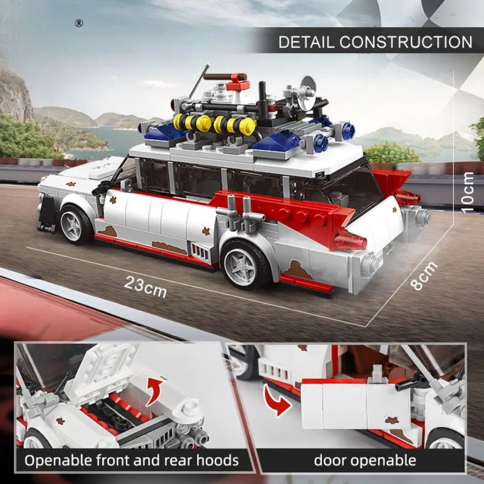 Mal King Technisch Auto Bouwset – 27020 | 14+ | Lego Compatibel