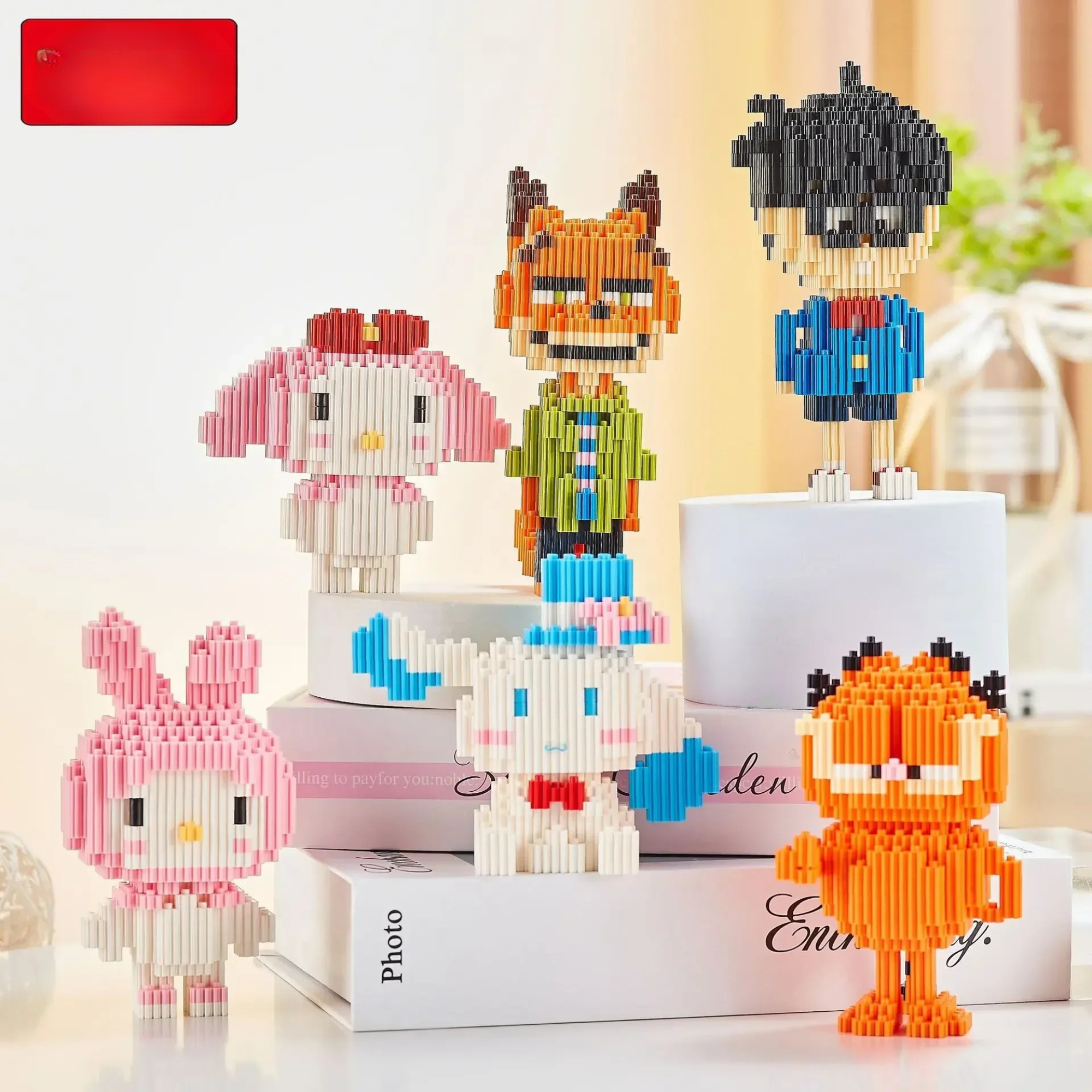 Linkgo Cartoon Bouwstenen – Snoopy, Garfield & SpongeBob (14+)
