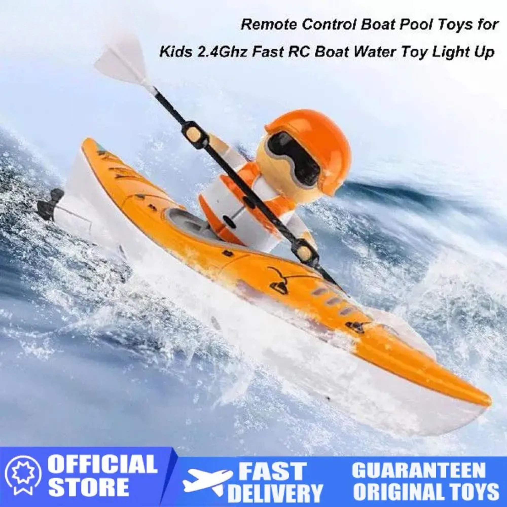 RC Kano met Realistische Peddelbeweging – Speelboot voor Kinderen
