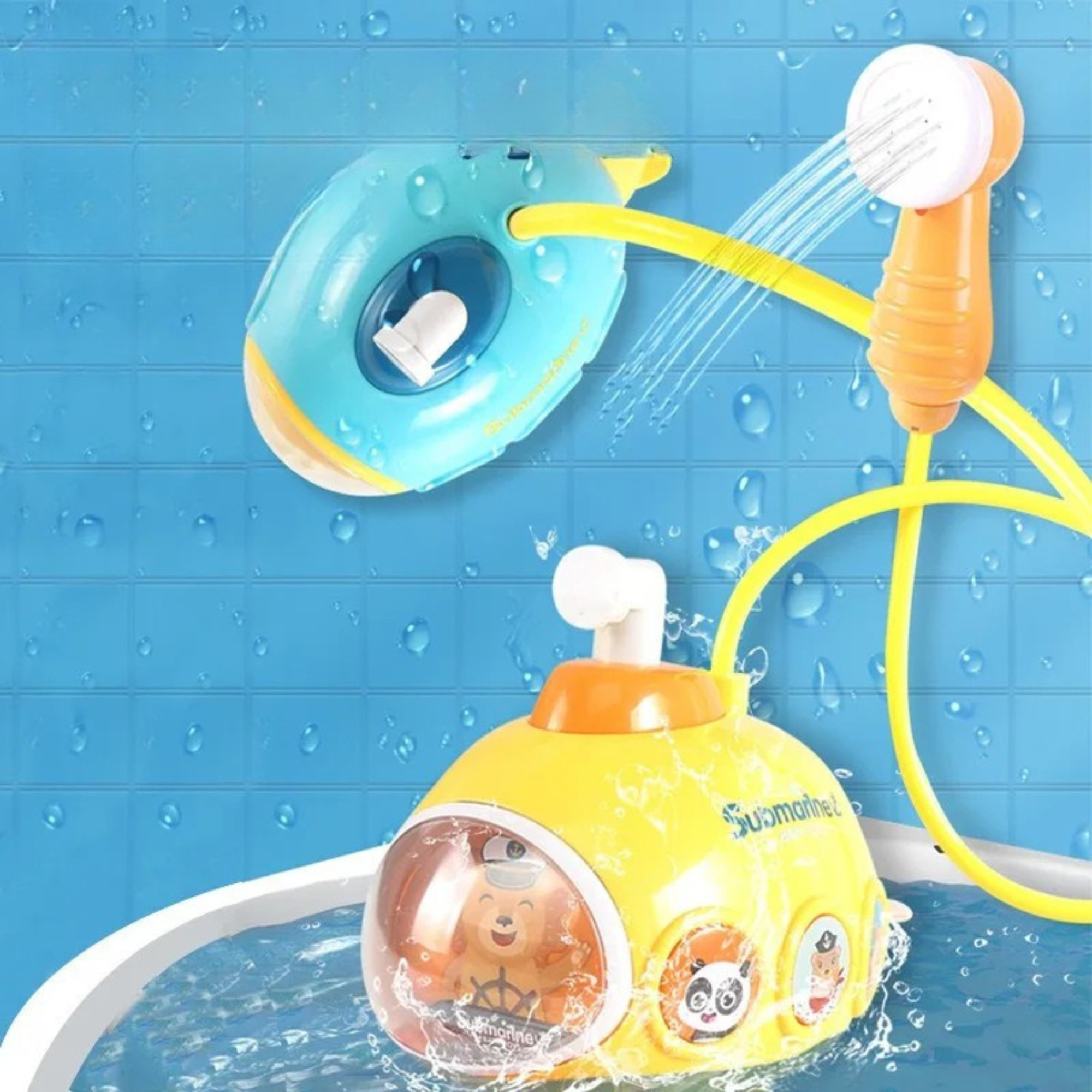 Onderzeeër Douche Babybadje Speelgoed